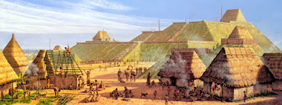 cahokia mound america native american village mounds ancient indians city pre mississippian colonial indian history mississippi americans north london choctaw