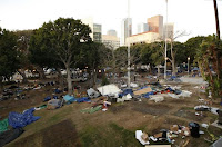 Occupy LA Debris