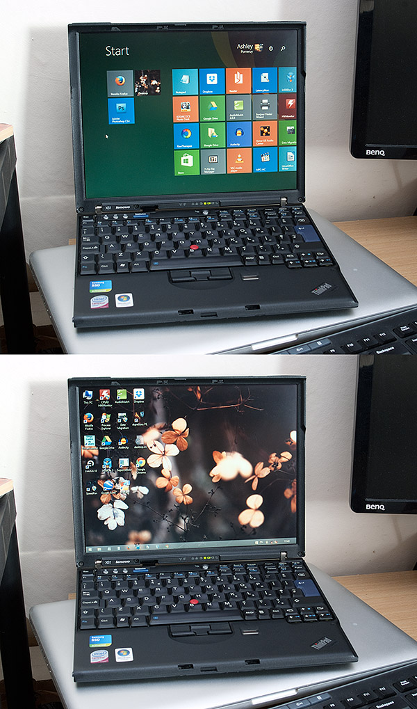 Women and Dreams: Windows 10 on an old laptop