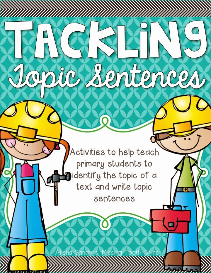 writing a topic sentence