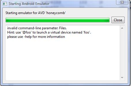 android emulator command line arguments