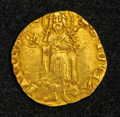 medieval gold Florin coin