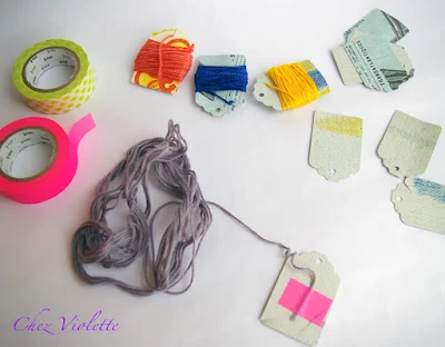 DIY skein /Tutoriel écheveaux - chez violette