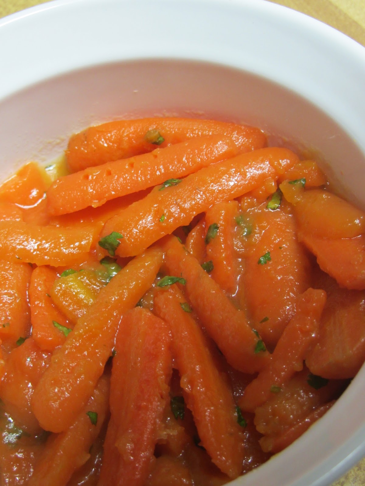 Been There Baked That HoneyGlazed Carrots with Cilantro