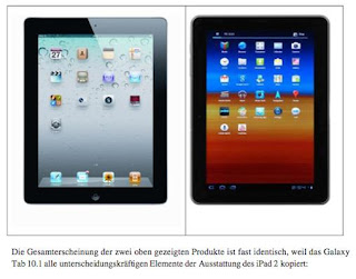 iPad e Galaxy Tab lado a lado iPad e Galaxy Tab lado a lado