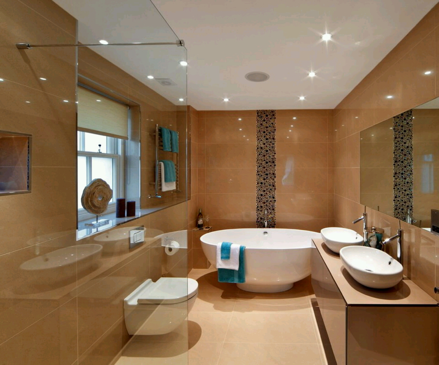 New home designs latest.: Luxury modern bathrooms designs ...