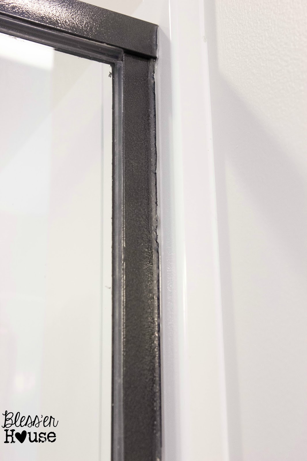 How Not To Paint A Shower Door And Fix Spray Mistakes How Not To Paint A Shower Door And Fix Spray Mistakes