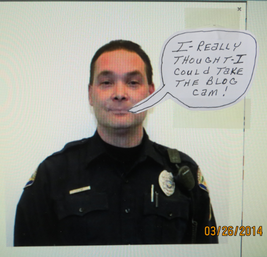 This is the new know-it-all Brady Lake Village police sergeant Jeff Lyle.
