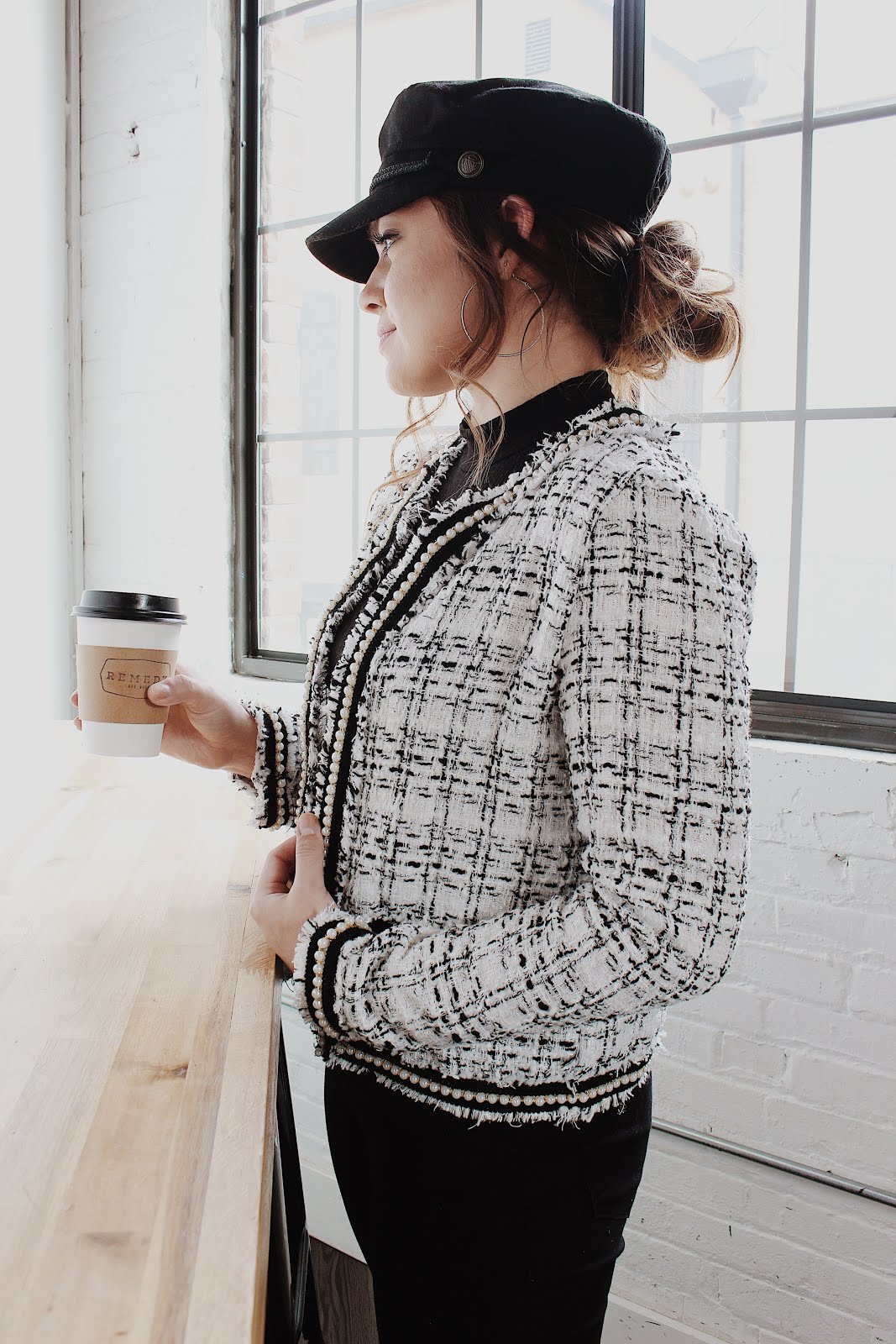 For the Love of Fun : How to Style: Pearl Trim Jacket + SheIn Review