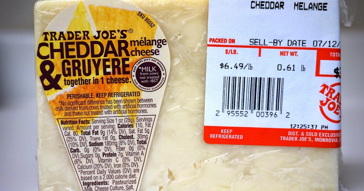 Exploring Trader Joe's Trader Joe's Cheddar & Gruyere Melange Cheese