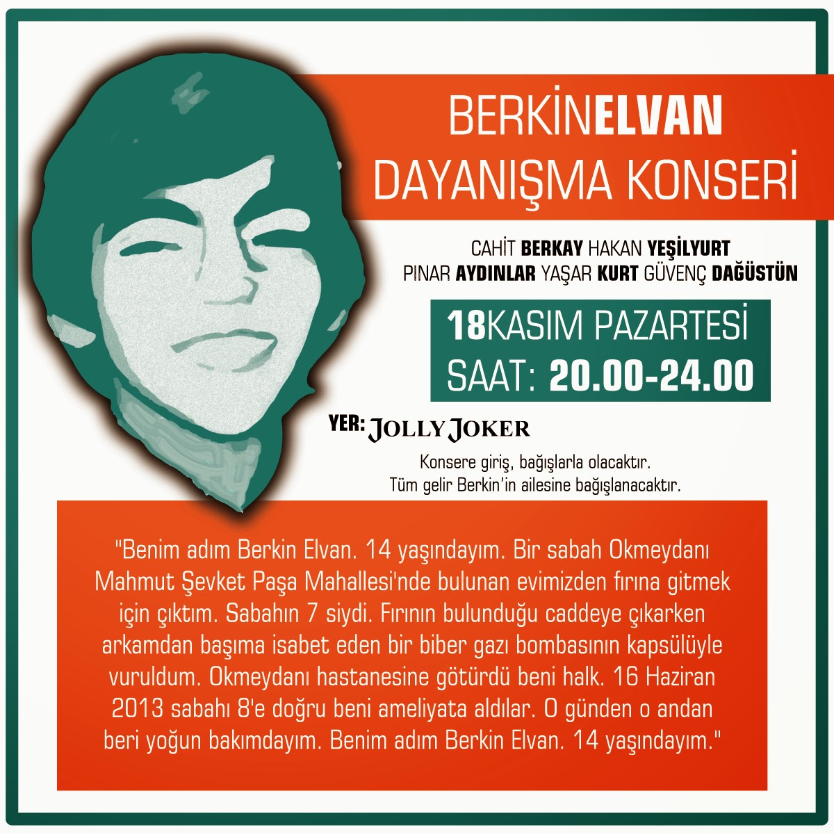 Can Poyraz Berkin Elvan Dayanışma Konseri