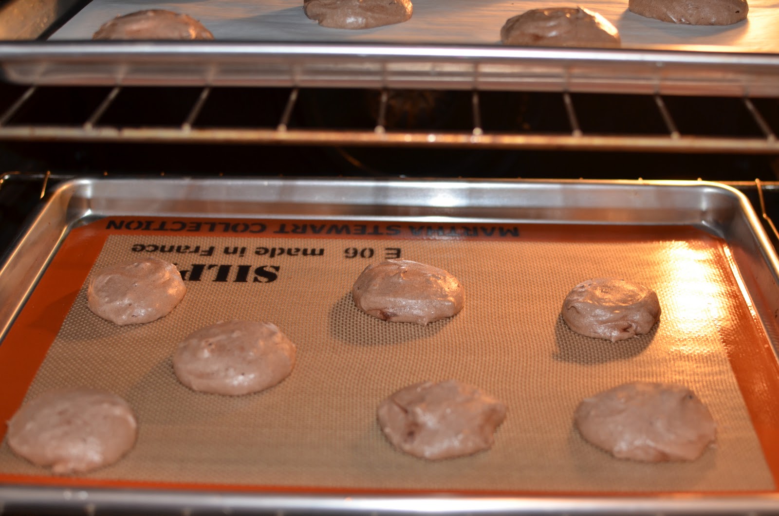 Playing with Flour Mocha meringues with cocoa nibs