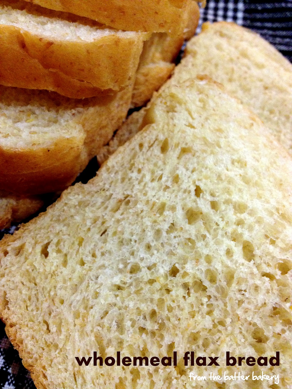 the batter baker Wholemeal Flax Seed Bread