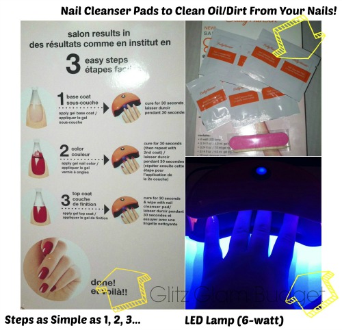 Sally Hansen Gel Nail Set LED Lamp Gel Nails