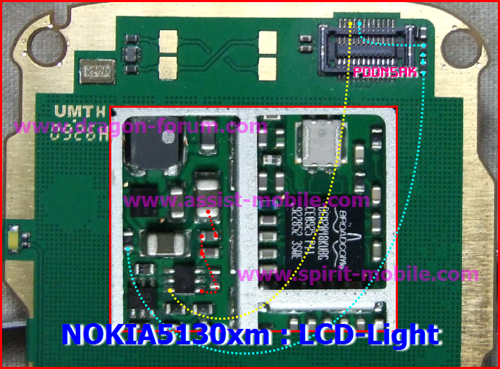 Nokia 5030 White Display Lcd Problem Solve With Jumpers Only