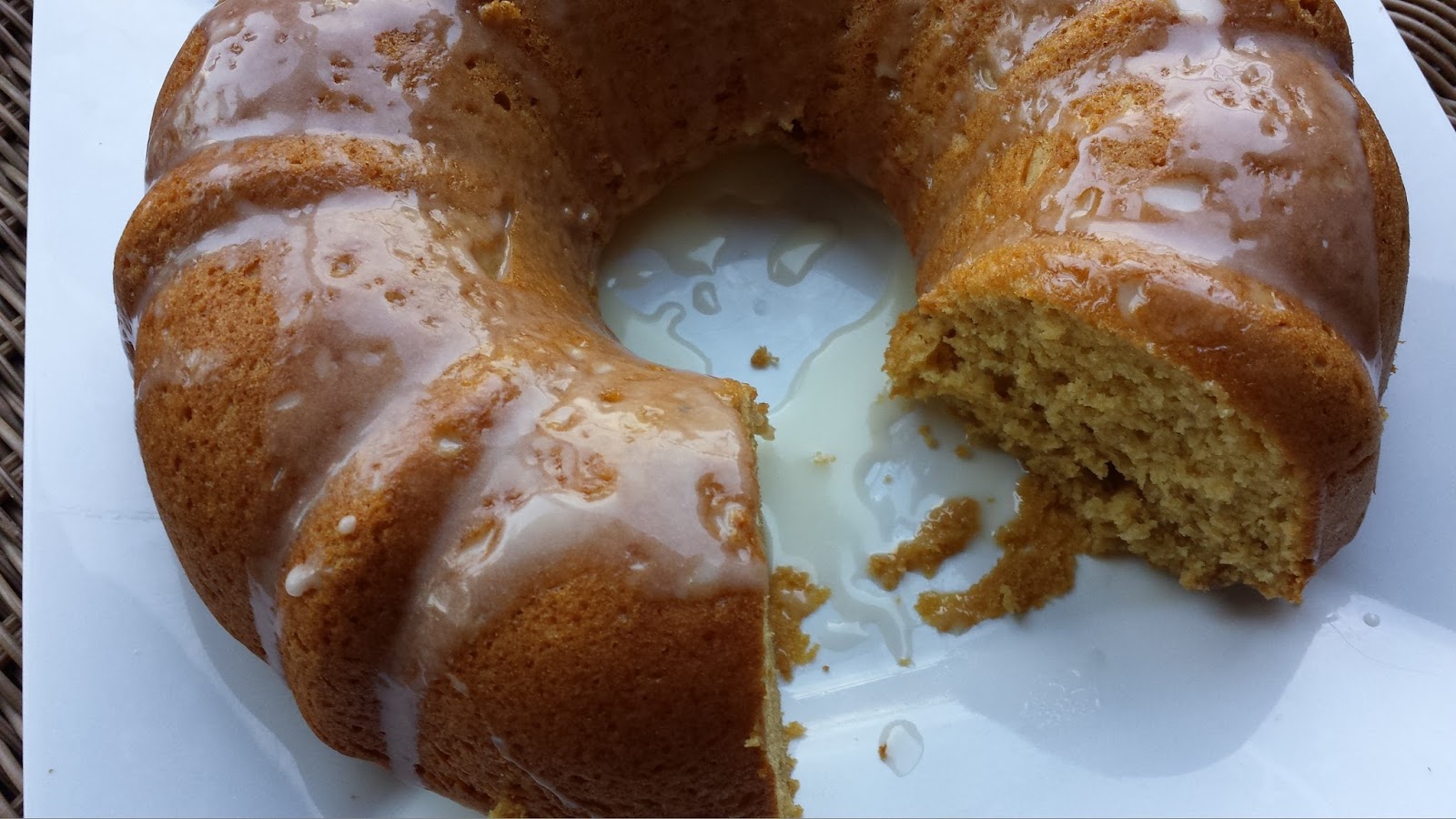 Peach Iced Tea Cake Preesi Food Whore