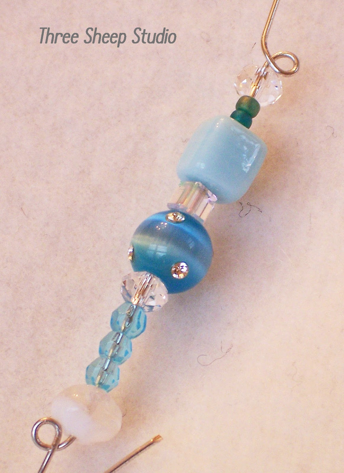 Three Sheep Studio How To Make A Beaded Ornament Hanger...