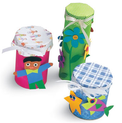 Can Gift Wrapping Containers DIY kaleng bekas : Can Gift Wrapping Containers