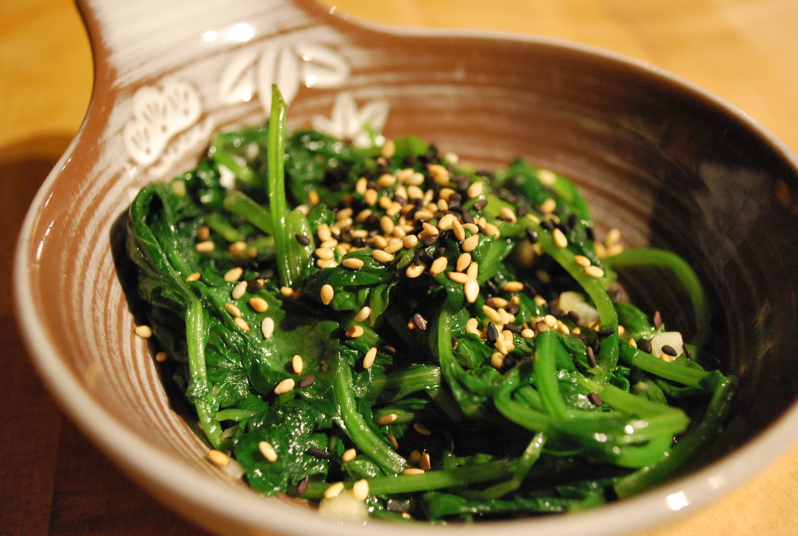 Kūlia cooks! Korean Banchan style Kale with soy and sesame oil