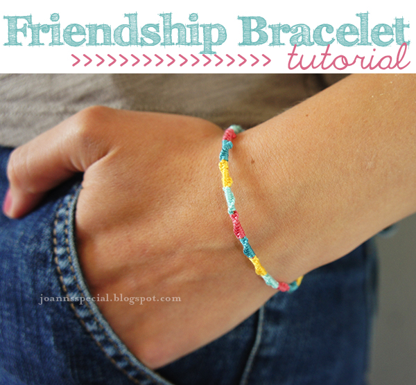 JoAnn's Special Round Friendship Bracelet Tutorial