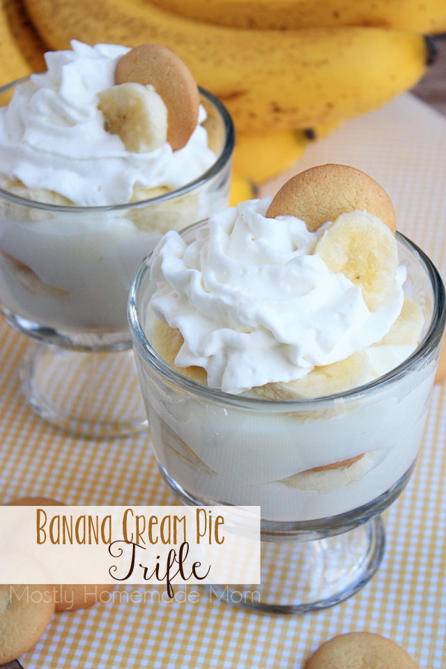 Banana Cream Pie Trifle Mostly Homemade Mom
