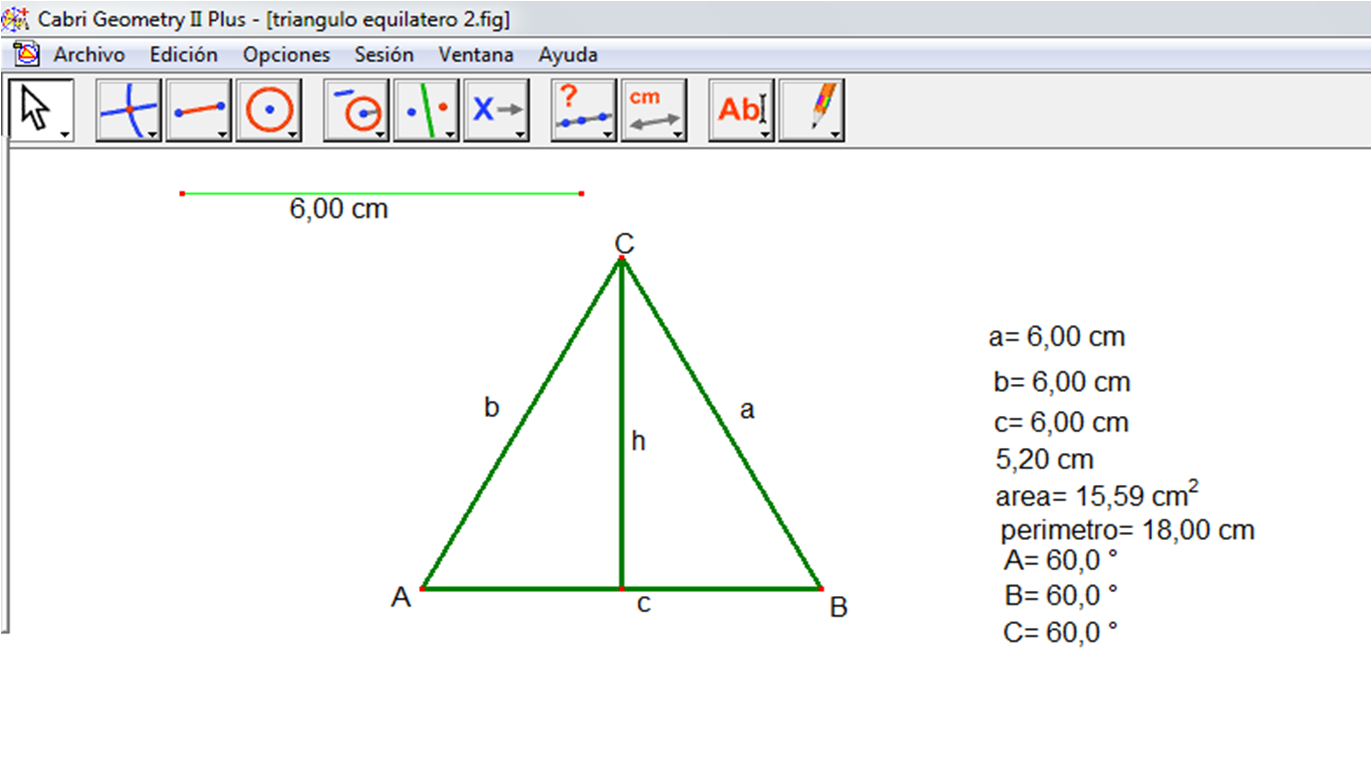 EL PERIMETRO DE UN TRIANGULO el perimetro de un triangulo: