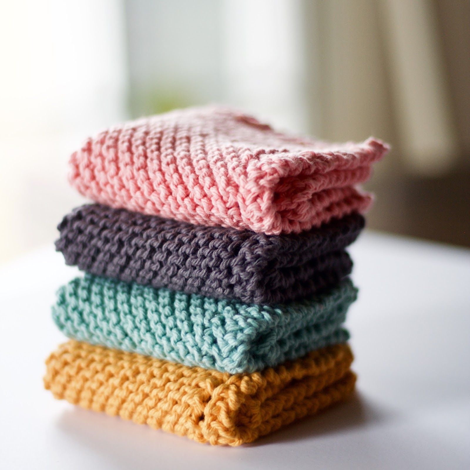 a quilt is nice Knitted Dishcloths