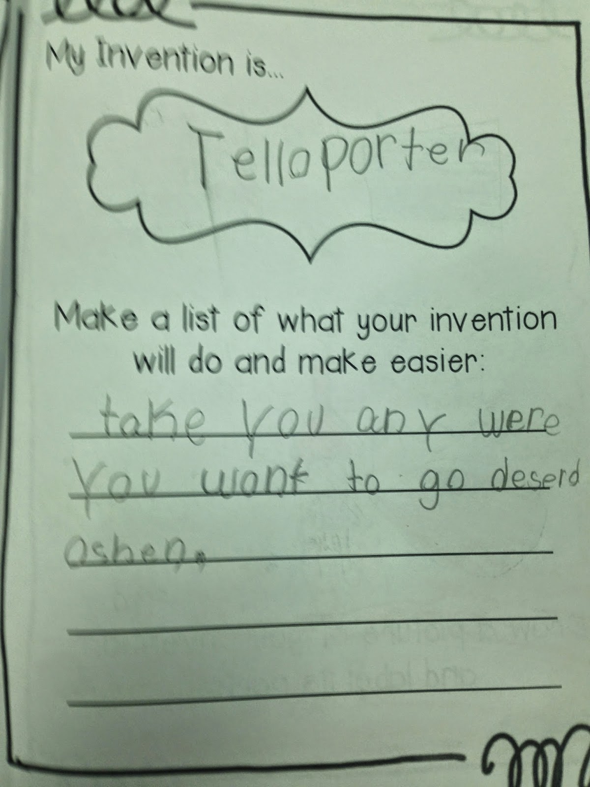 The Adventures of a K/1 Teacher: Learning about Inventors
