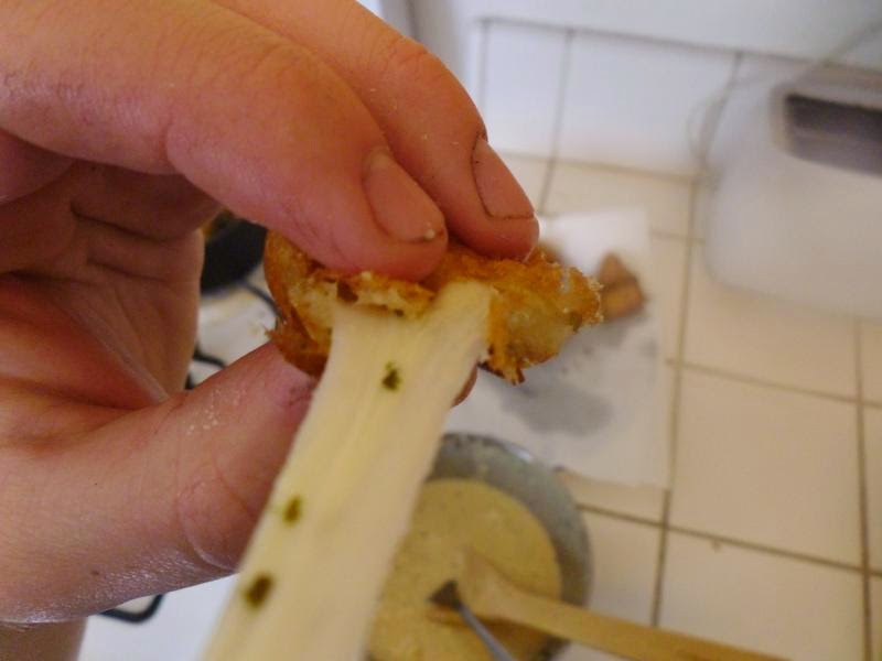 Deep Fried Cheese Curds from California Greens and Machines