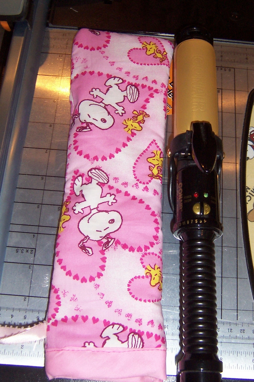 Homemade Sophistication DIY Curling Iron Cover