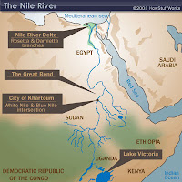 egypt ,nile ,river ,map