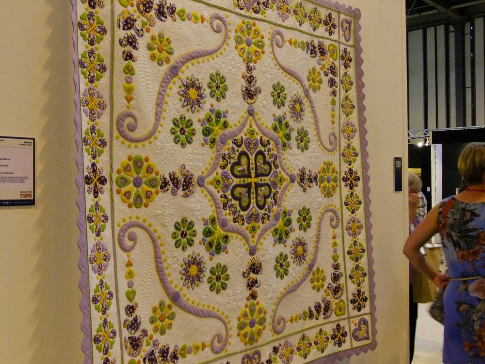 Nice Murder Knitter Pilgrimage To The NEC Quilt Show Typos Amended