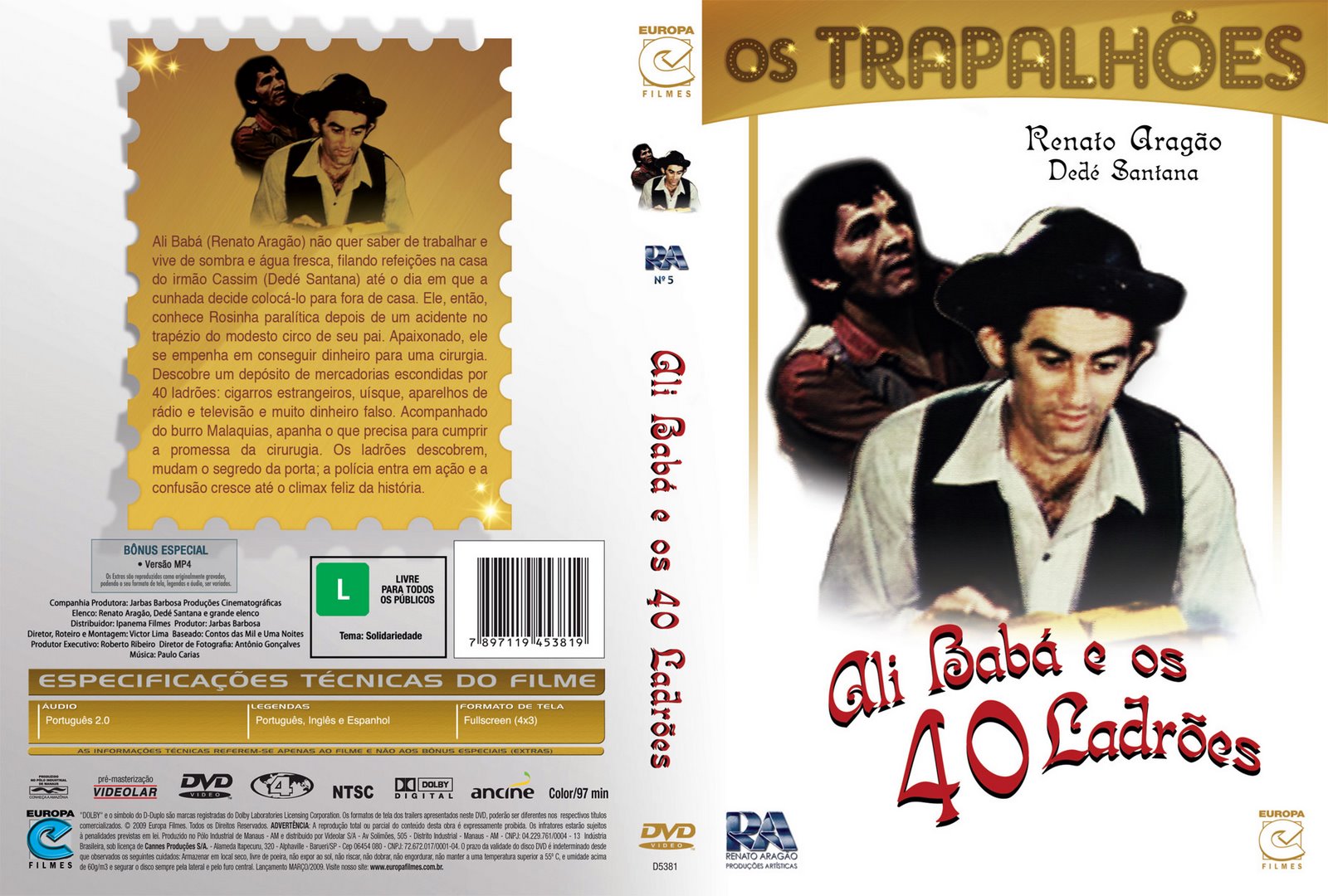 Baixar Filme Os Trapalhões Ali Babá e os 40 Ladrões