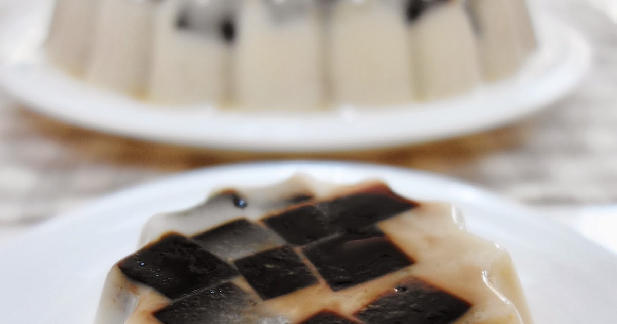 Violet's Kitchen ♥紫羅蘭的爱心厨房♥ 豆奶仙草燕菜 Soy Milk and Grass Jelly AgarAgar