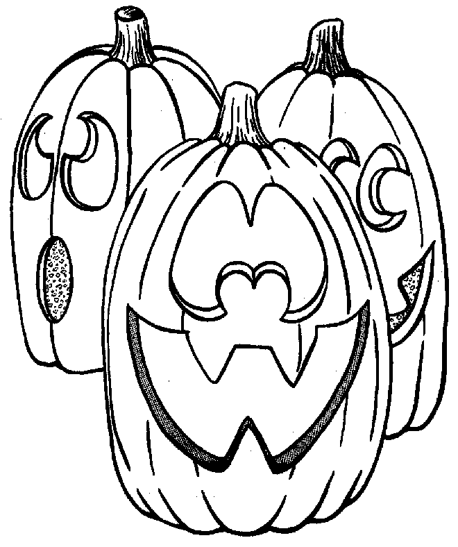 HALLOWEEN COLORINGS: HALLOWEEN PRINTABLES - COLORING PAGES