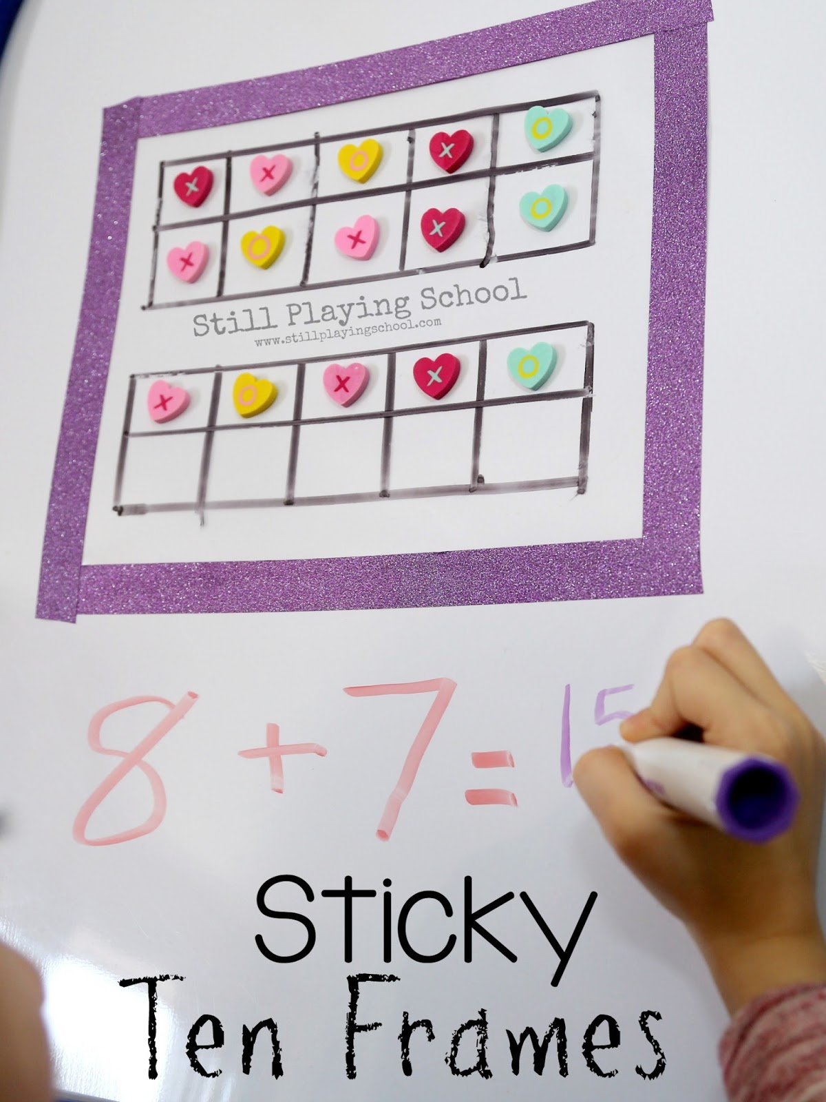 Sticky Ten Frames Still Playing School