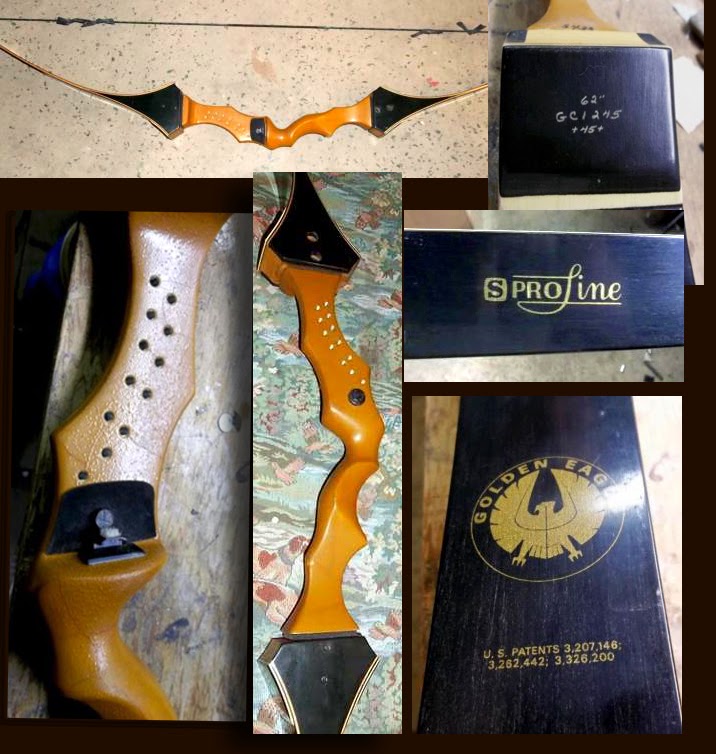 VINTAGE SHAKESPEARE / ROOT ARCHERY The GOLDEN EAGLE recurve