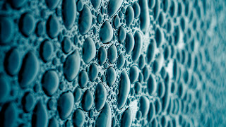 Water_Drops_On_Blue_Glass_Window_Macro_Photography_HD_wallpaper_desktop_background