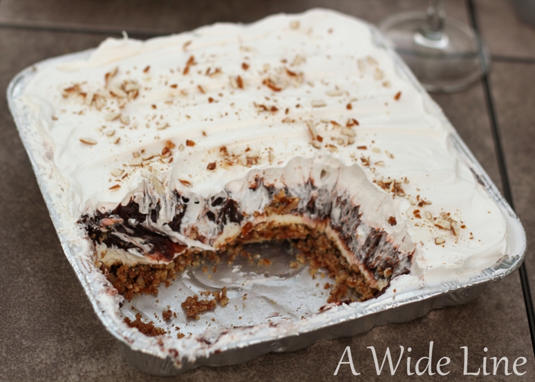 A Wide Line We call it Chocolate Éclair Cake. You will call it Delicious.