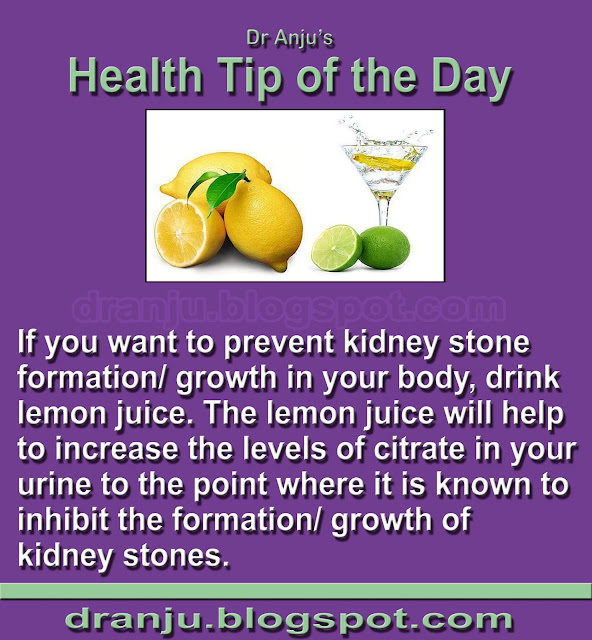 Dr. Anju's Health Tips Health Tip of The Day 19th January