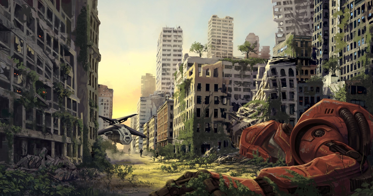 Qian's Gallery: ruined City