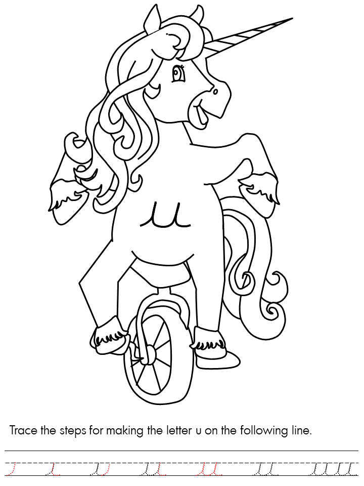 Kids Page: U- Coloring Pages