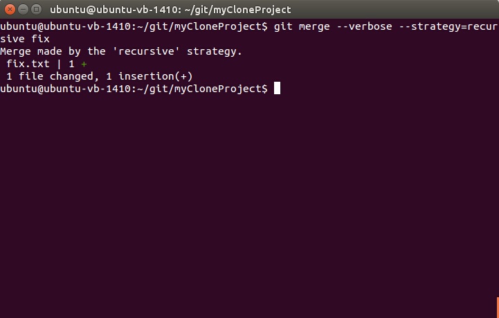 Git merge with strategy recursive failed