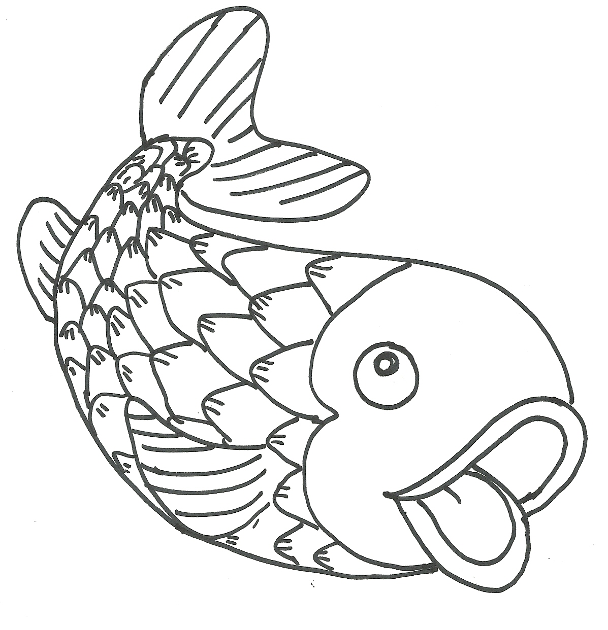 Para Colorir Peixe Para Colorir Peixe