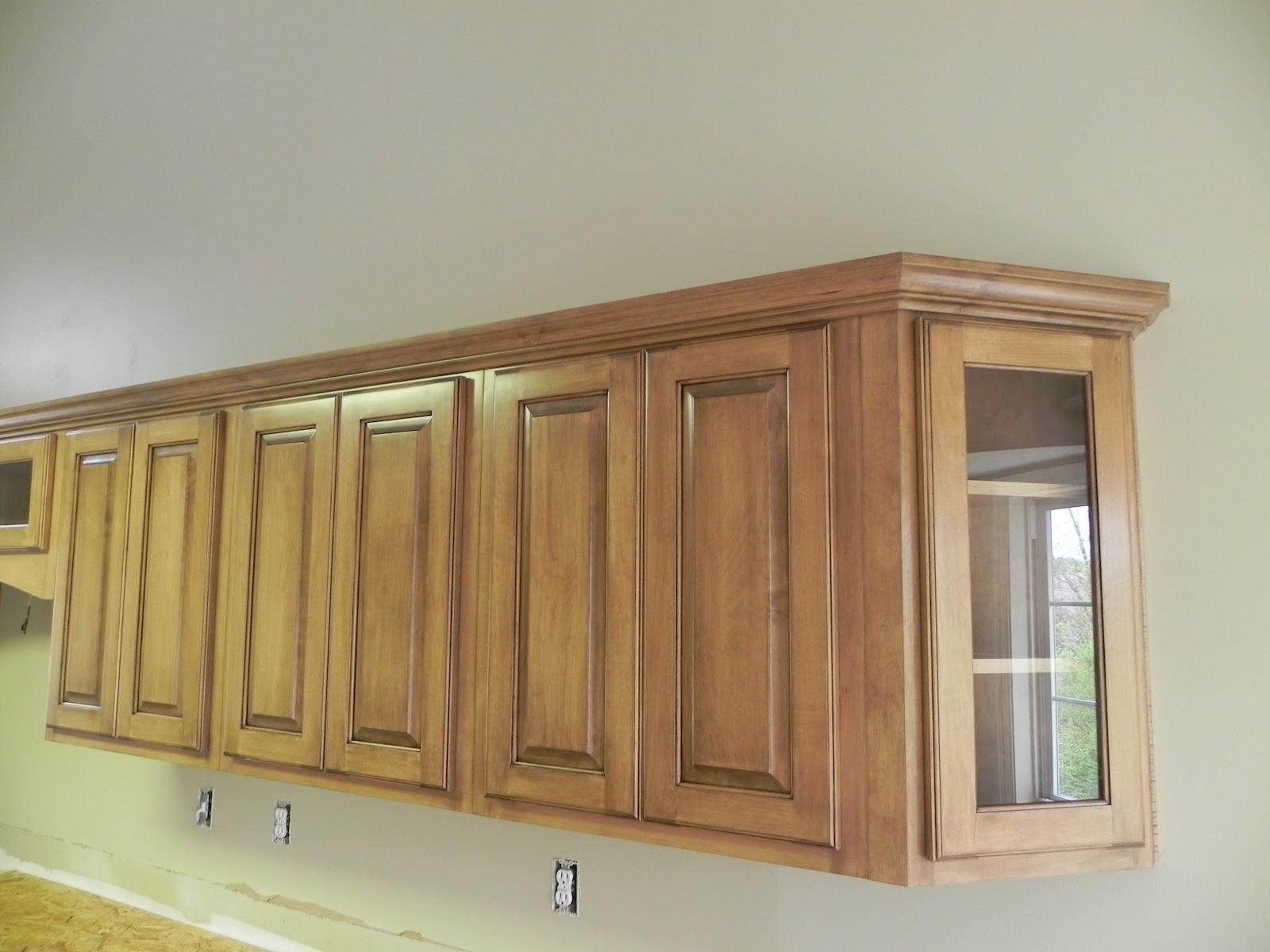 Antique glaze kitchen cabinets Cabinets with Glaze Finish