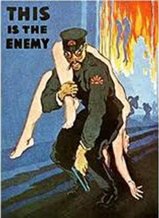 Brytyjskie Media WW2+US+Propaganda+Poster+against+Japanese+THIS+IS+THE+ENEMY