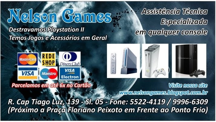Nelson Games! O Melhor em Games do Brasil!