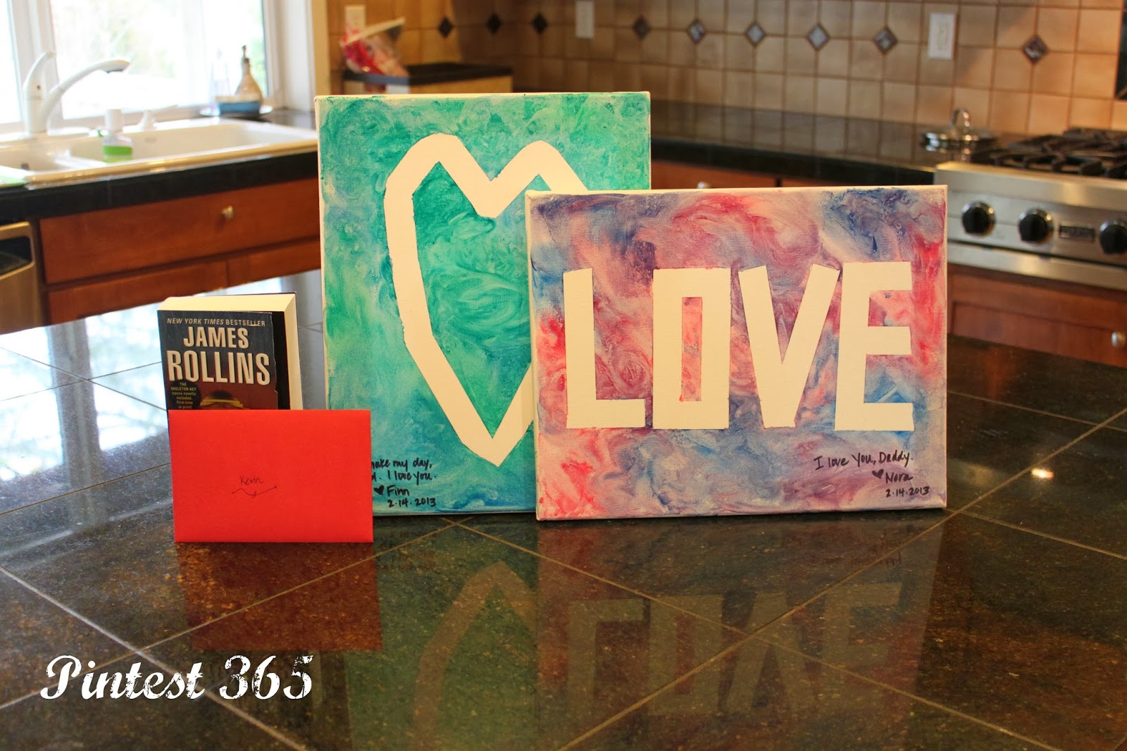 pintest 365 day 7 diy homemade finger paints on canvas success