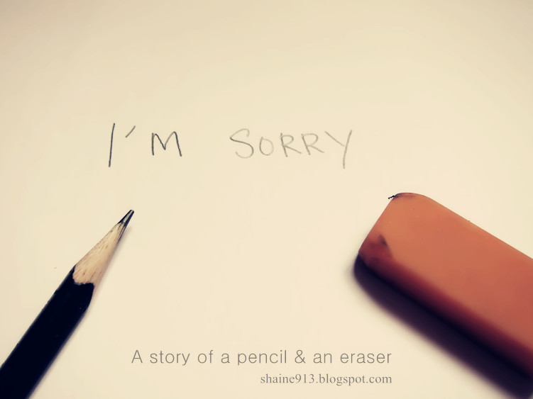 kiss yeah ♥ A story of a pencil and an eraser