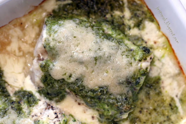 Dorsz pieczony w bazyliowym Pesto